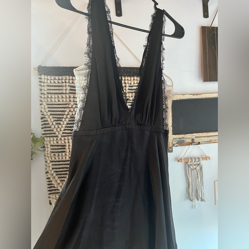 BeBe silk black dress. In excellent condition!